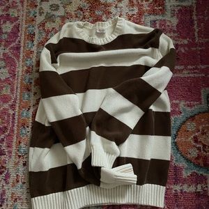 brandy melville striped sweater